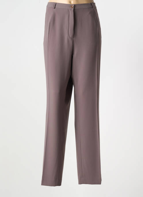 Pantalon droit marron SYM pour femme