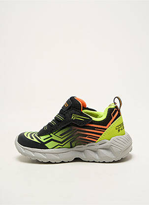 Baskets impression bout rond noir SKECHERS garçon