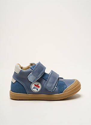 Baskets nubuck bout rond bleu BELLAMY garçon
