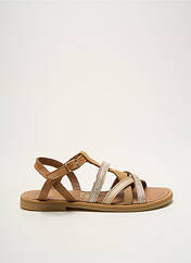 Sandales/Nu pieds marron BELLAMY pour fille seconde vue