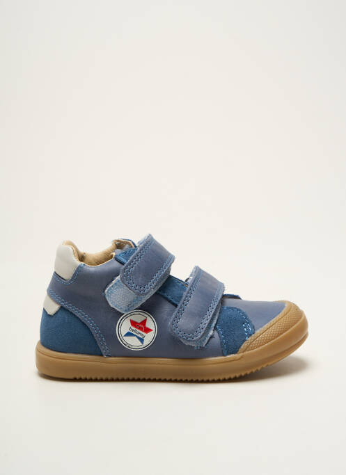 Baskets nubuck bout rond bleu BELLAMY garcon