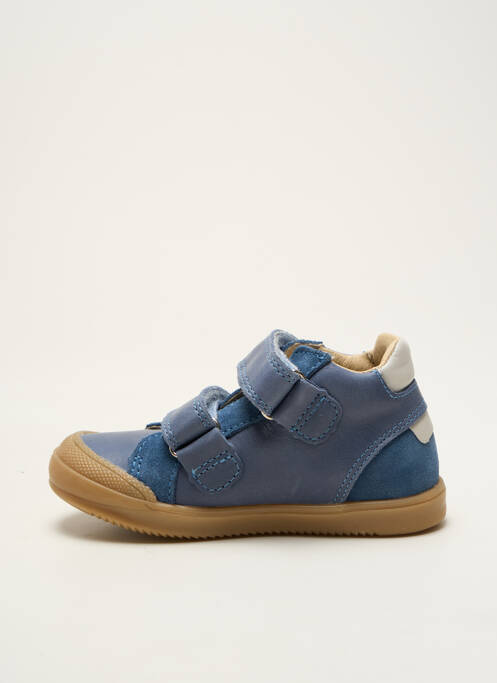 Baskets nubuck bout rond bleu BELLAMY garcon