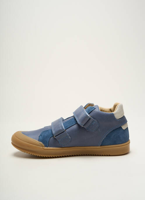 Baskets nubuck bout rond bleu BELLAMY garcon