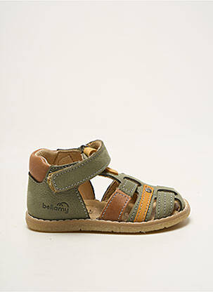 Sandales/nu pieds bout rond bout rond vert BELLAMY garcon