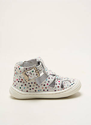 Sandales/nu pieds bout rond bout rond blanc BELLAMY fille