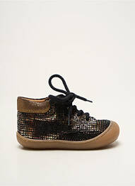 Bottillons nubuck bout rond noir BELLAMY fille
