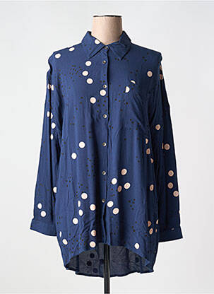 Chemisier bleu ADIA pour femme