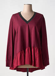 Tunique manches longues rouge MAT. pour femme seconde vue