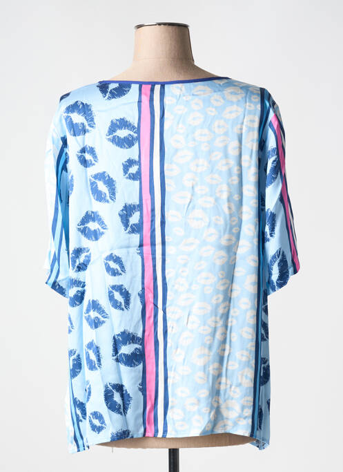 Blouse bleu OPEN END pour femme