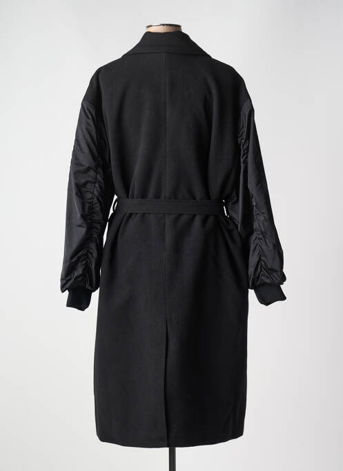 Manteau long noir YESTA pour femme