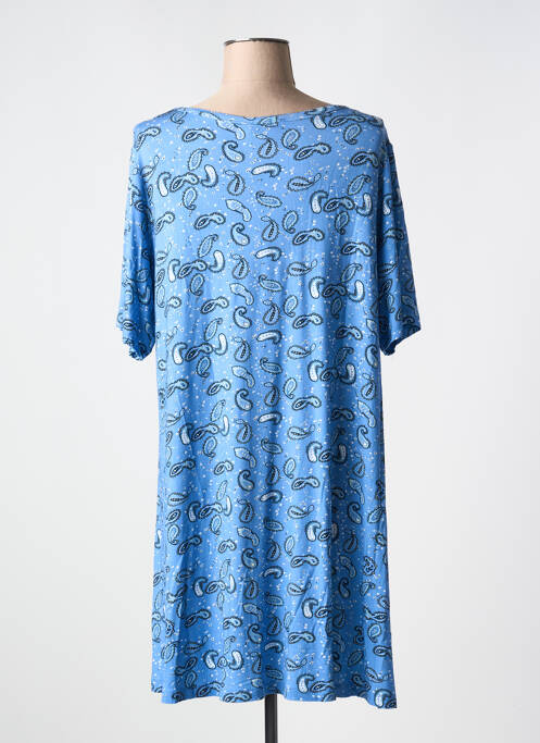 Robe courte bleu YESTA pour femme