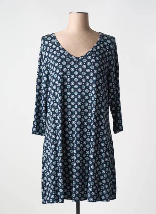 Robe courte bleu YESTA pour femme