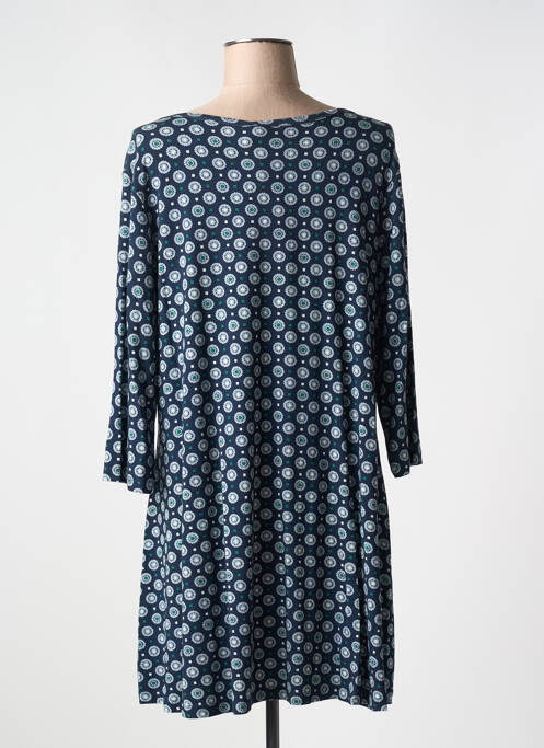 Robe courte bleu YESTA pour femme