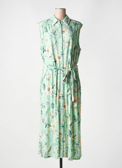 Robe longue vert YESTA pour femme