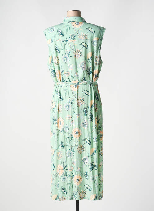 Robe longue vert YESTA pour femme