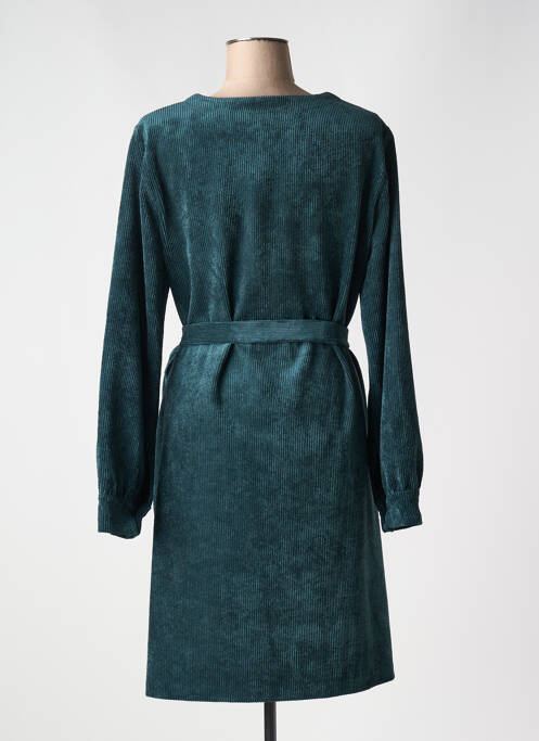 Robe mi-longue vert QUATRE VINGT JOURS pour femme