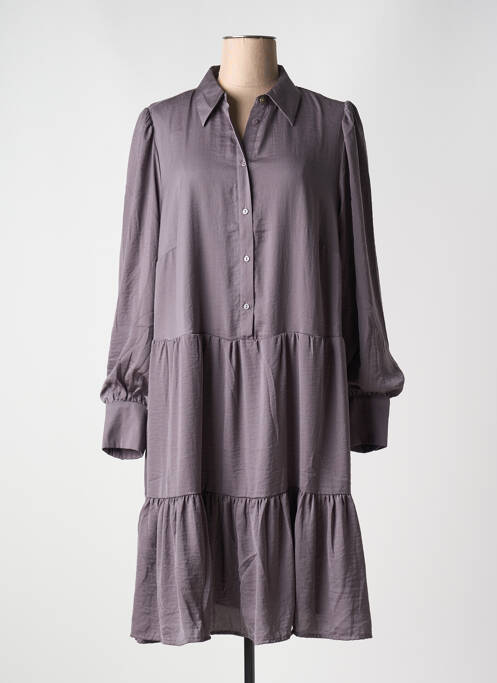 Robe mi-longue violet YESTA pour femme