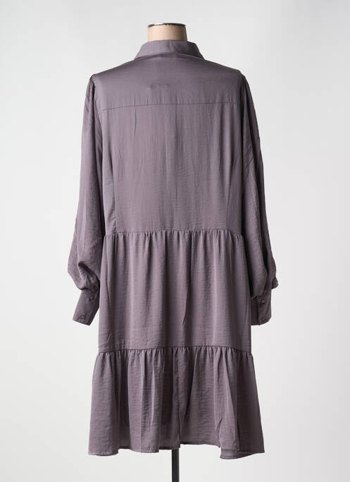 Robe mi-longue violet YESTA femme