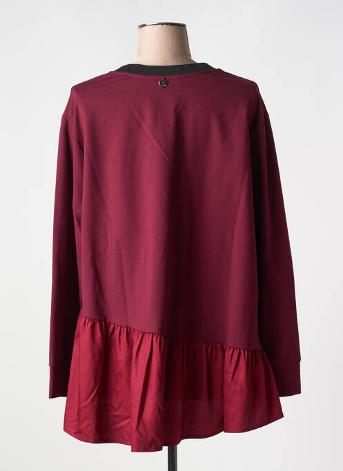 Tunique manches longues rouge MAT. femme