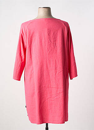Robe courte manches 3/4 manches 3/4 rose ADIA femme