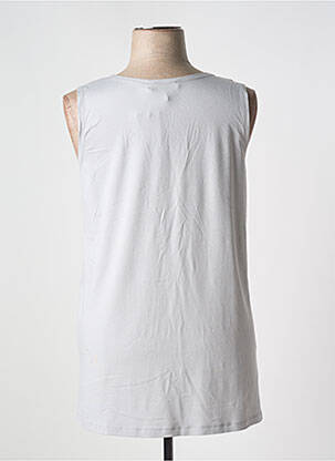 Débardeur stretch sans manche gris YESTA femme