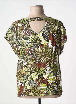 Blouse manches courtes manches courtes vert DIANE LAURY femme