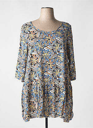 Robe courte bleu G!OZE pour femme