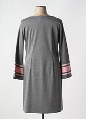 Robe mi-longue gris OPEN END pour femme seconde vue
