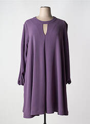 Robe mi-longue violet MAT. pour femme seconde vue