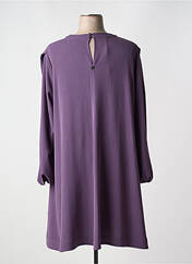 Robe mi-longue violet MAT. pour femme seconde vue