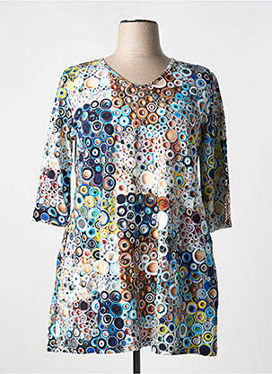 Tunique manches longues bleu OLIVER JUNG pour femme