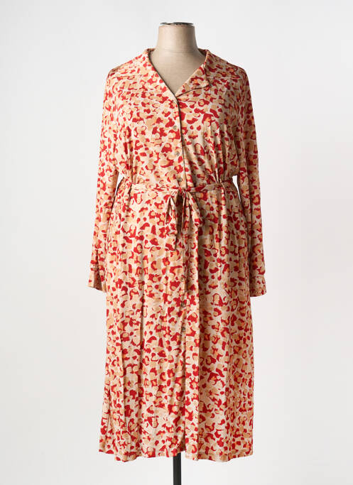 Robe longue rouge YESTA pour femme