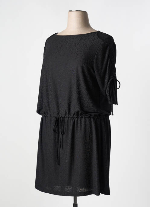 Robe mi-longue noir YESTA pour femme