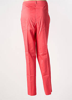 Pantalon slim taille haute taille haute rouge JEAN GABRIEL femme