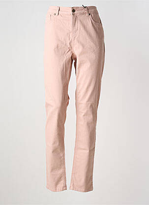Jeans coupe slim stretch taille normale rose YESTA femme