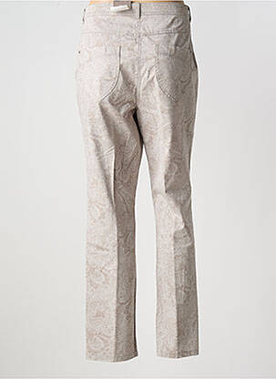 Pantalon slim tissage popeline taille normale gris GELCO femme