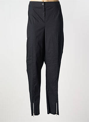 Pantalon slim taille élastique taille normale noir JEAN DELFIN femme