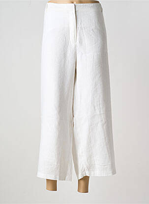Pantalon 7/8 taille normale taille normale blanc OPEN END femme
