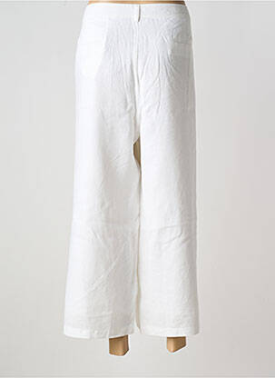 Pantalon 7/8 taille normale taille normale blanc OPEN END femme