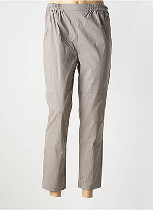 Pantalon 7/8 stretch taille normale gris OLIVER JUNG femme