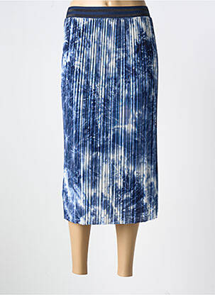 Jupe longue imprimé fantaisie bleu MERI & ESCA femme