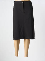 Jupe longue tissage crêpe noir DIANE LAURY femme