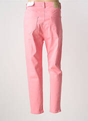 Jeans coupe slim rose MAT. pour femme seconde vue