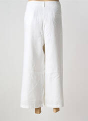 Pantalon 7/8 blanc OPEN END pour femme seconde vue