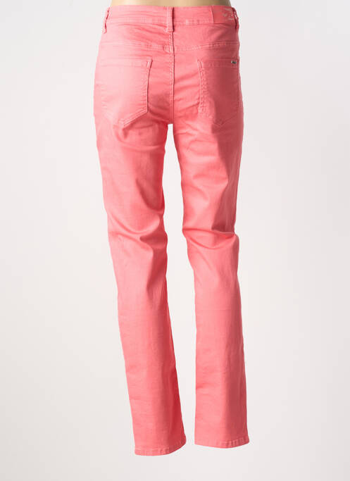 Jeans coupe slim stretch taille normale rose QUATRE VINGT JOURS femme