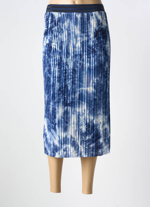 Jupe longue imprimé fantaisie bleu MERI & ESCA femme