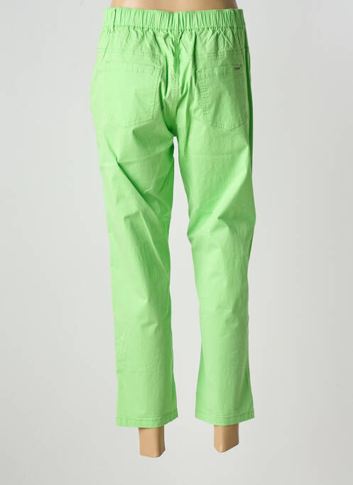 Jeans coupe slim vert QUATRE VINGT JOURS pour femme