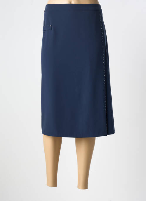 Jupe mi-longue bleu DIANE LAURY pour femme