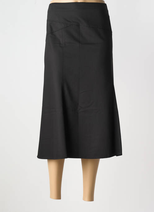 Jupe mi-longue noir GELCO pour femme
