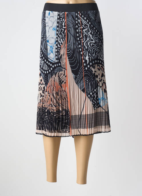 Jupe mi-longue noir GUY DUBOUIS pour femme